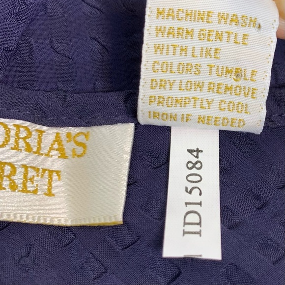 VICTORIA'S SECRET Gold Label Navy‎ Blue Milkmaid Style Cami Tank Top Size S - Picture 7 of 10